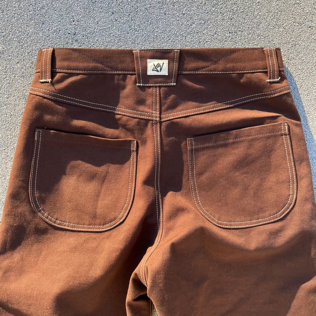 Brown Pants Back